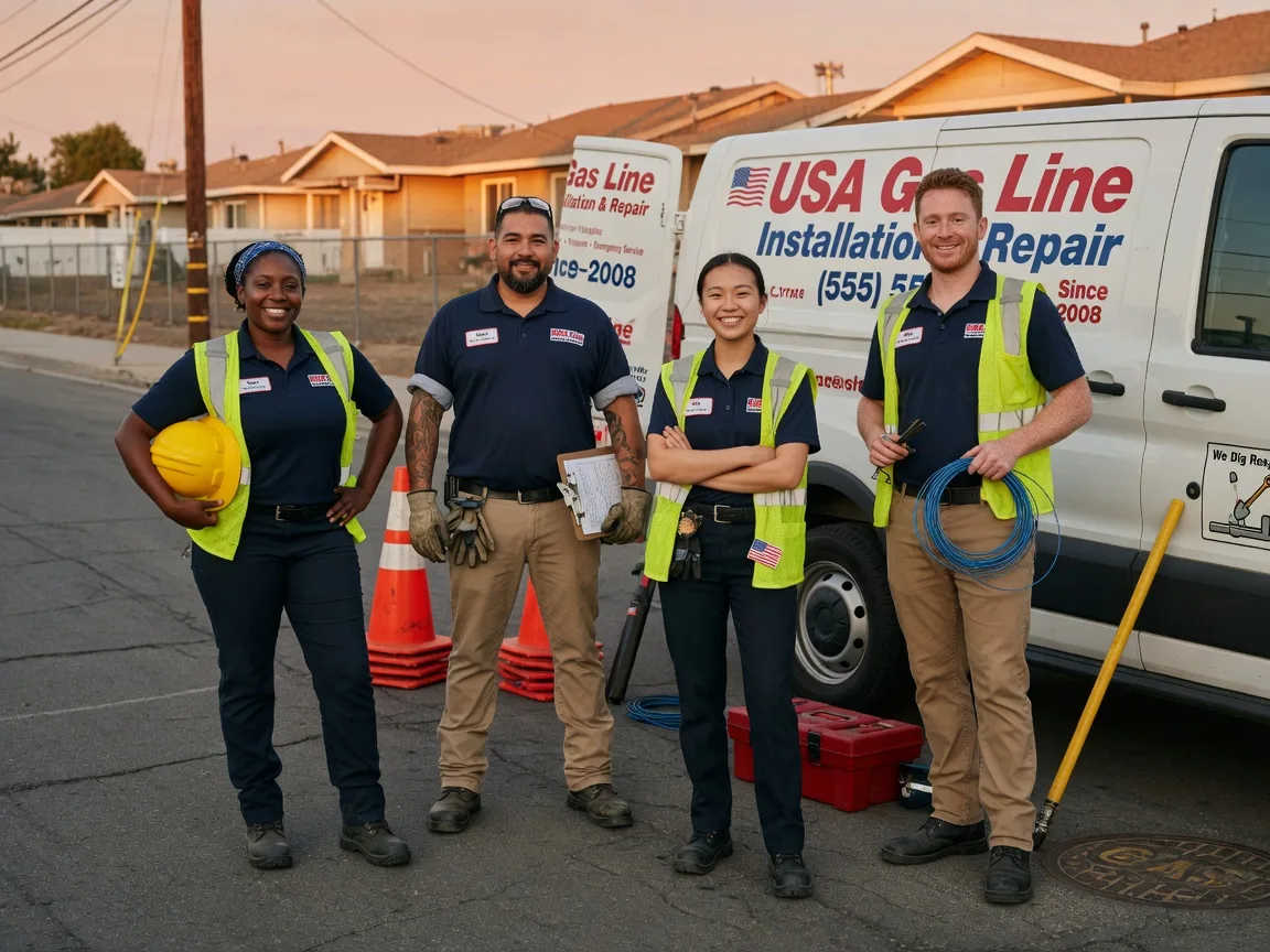 Gas Line Installation company in Rock, MI